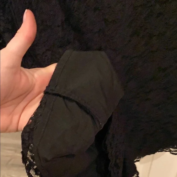 New York & Company Black Lace Romper - Picture 5 of 8